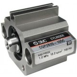 SMC Linear Compact Cylinders CQ2 C(D)QP2, Compact Cylinder, Double Acting, Single Rod, Axial Piping